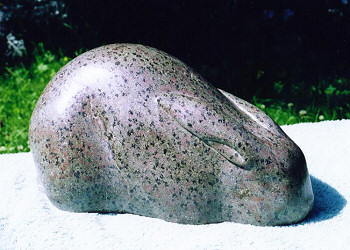 Rabbit; carved soapstone – Hilary Bradt