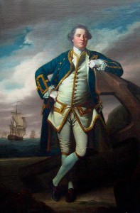 Capt Philemon Pownall painted by Joshua Reynolds in 1762
